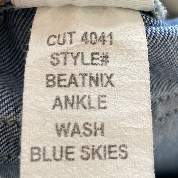 Slvrlake Beatnix Blue Skies Jeans High Rise Slim Size 26 - Picture 11 of 12